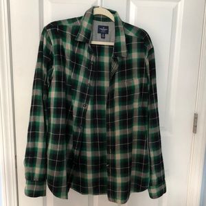 American Eagle Flannel Top